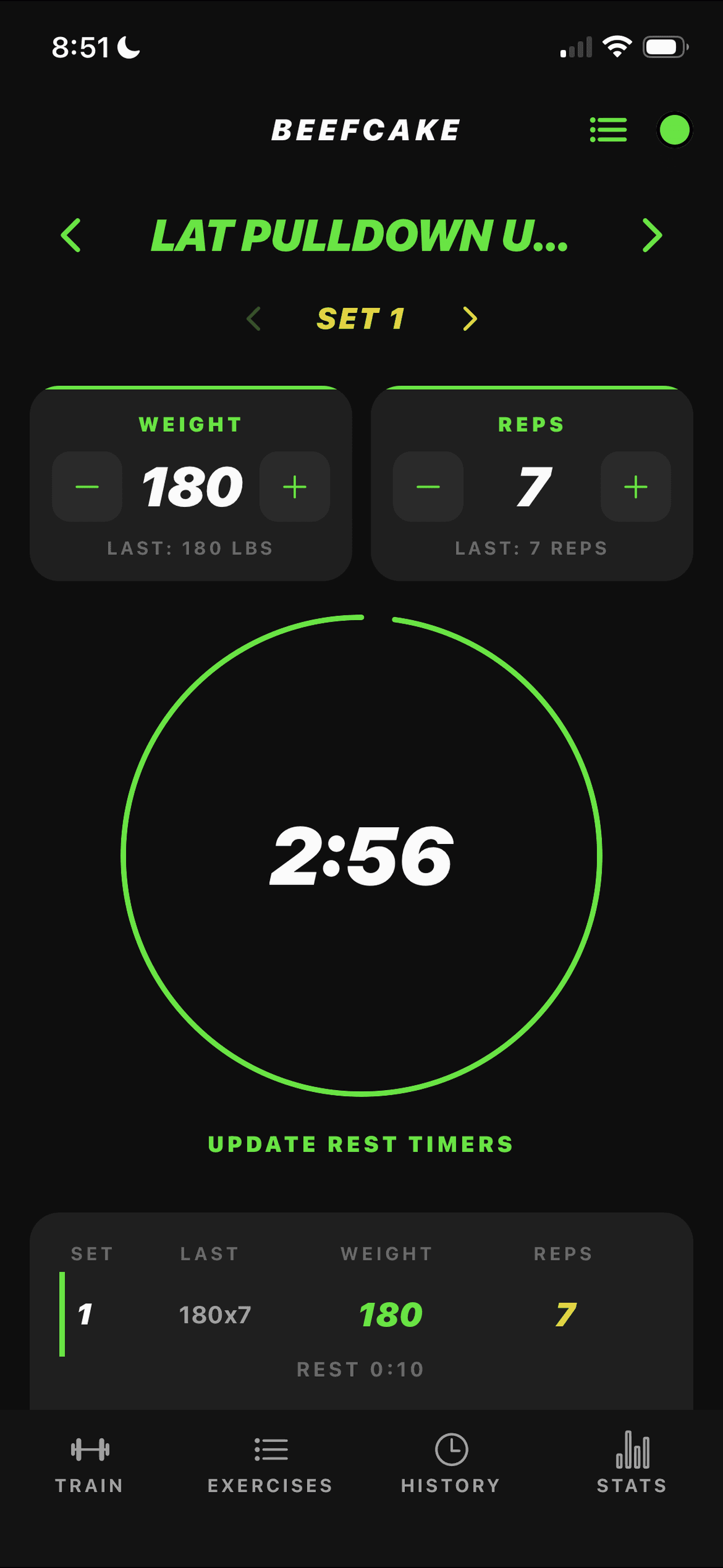 Beefcake — Active workout