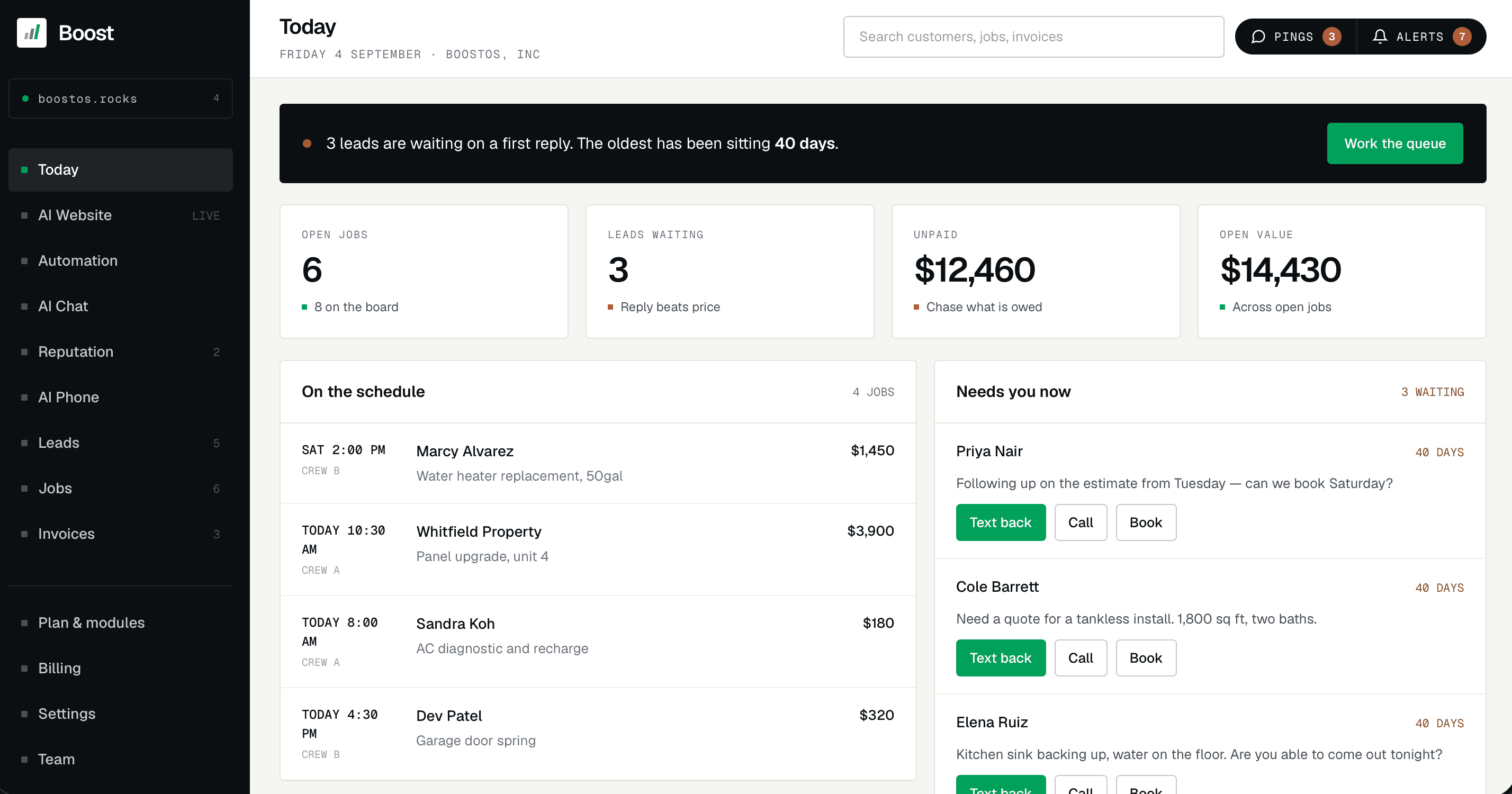 Boost — AI Website